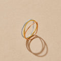 Ayla Three Toned Layered Ring