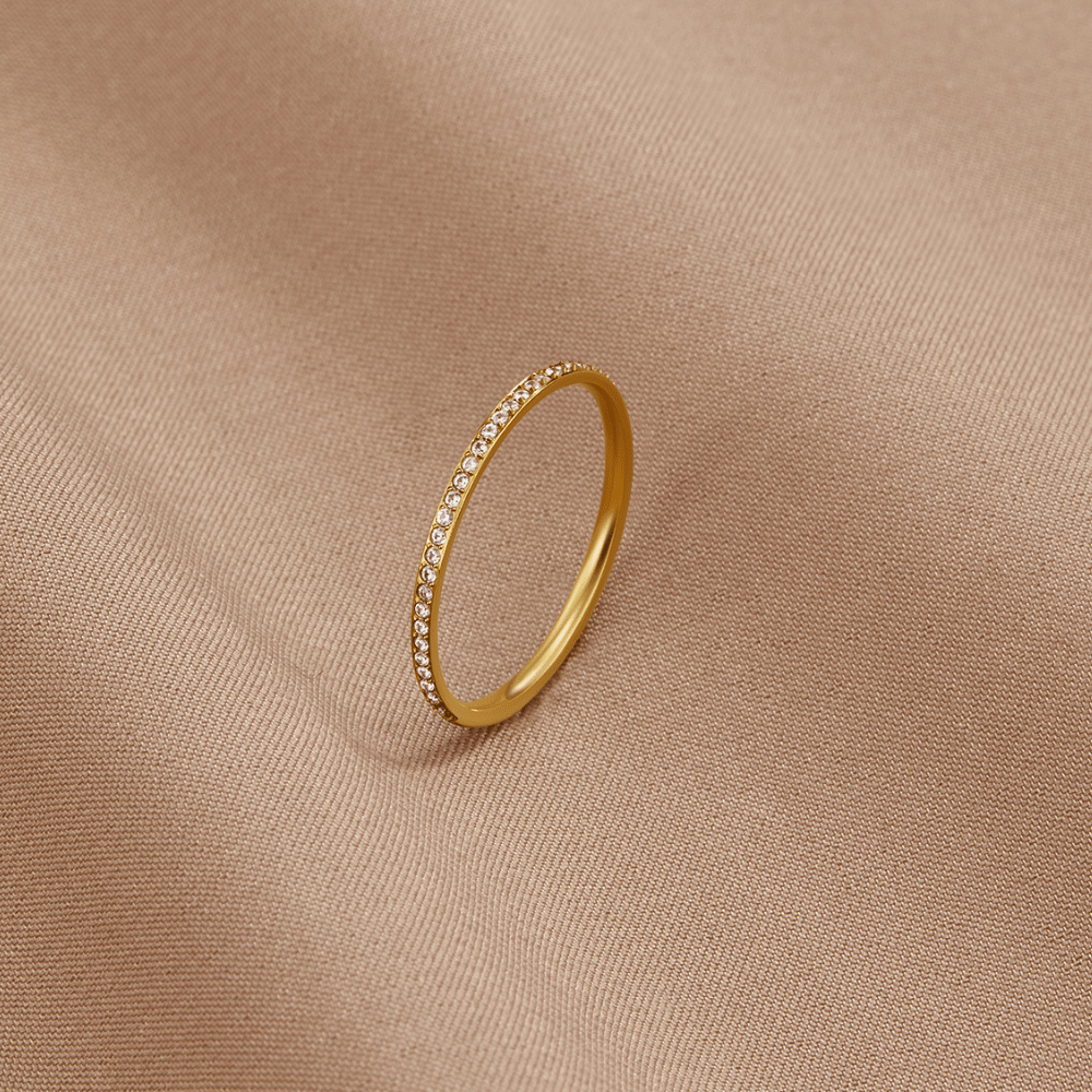 Eternity 18K Crystal Ring