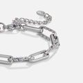 Jihan Chunky Silver Chain Bracelet