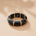 Sabina Black Marbled Bracelet