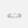 Silver Milana Crystal Ring